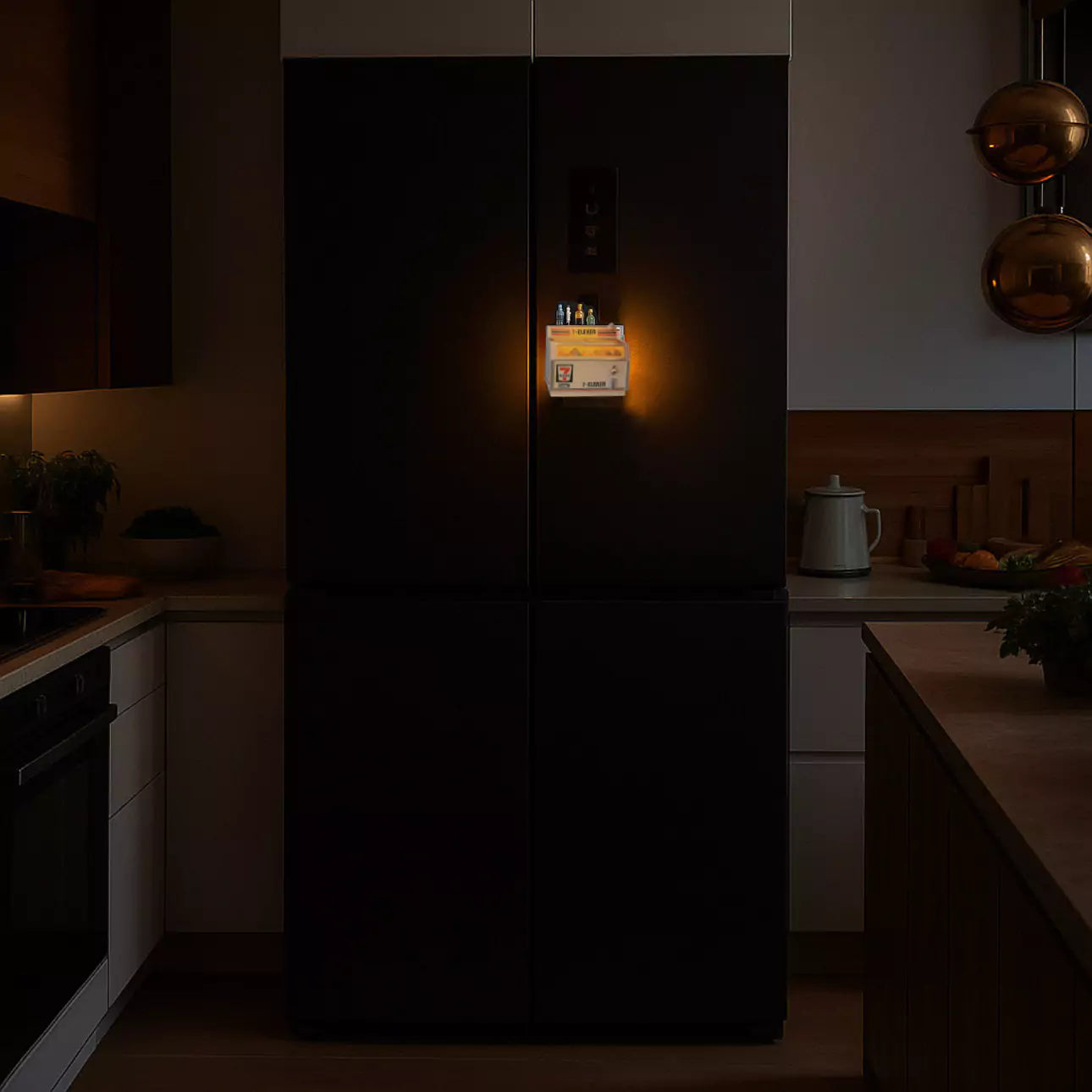 Fridge Freezer - 3-in-1 Night Lamp, Fridge Magnet and Mini Storage Container!